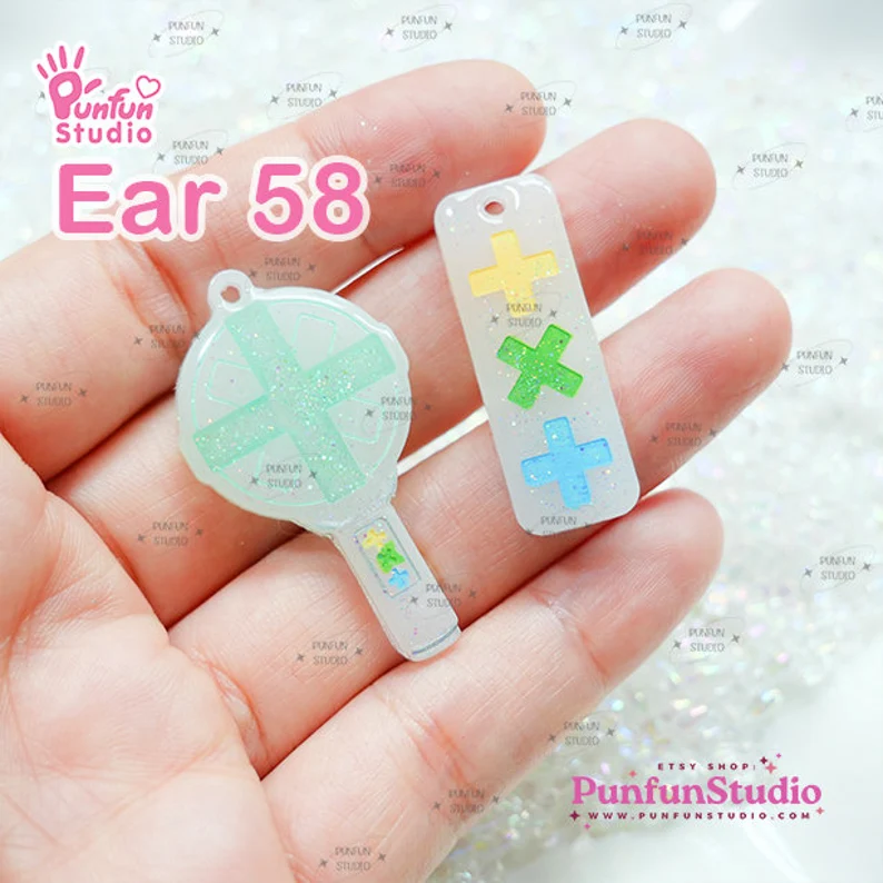 Ear 58 TXT Mold / K-POP / Earring Mold / UV Resin Mold / Silicone Mold