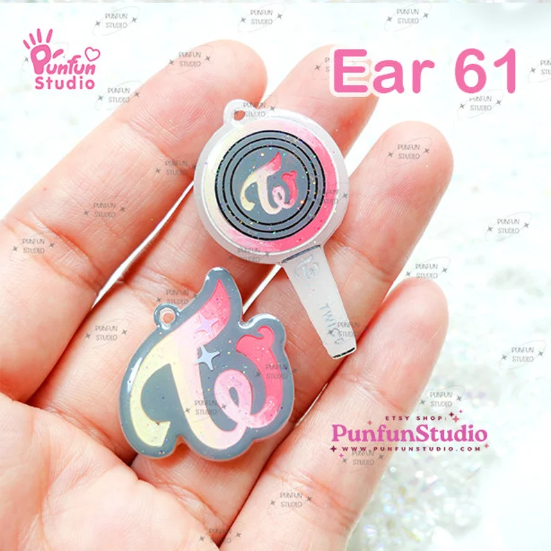 Ear 61 Twice Mold / K-POP / Earring Mold / UV Resin Mold / Silicone Mold