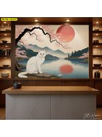 วอลเปเปอร์แมวญี่ปุ่น เติมเต็มบรรยากาศร้านให้น่ารักมีเสน่ห์