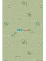 JCAN12-19 ลายการ์ตูน รูปสัตว์ต่างๆน่ารัก สีเขียว