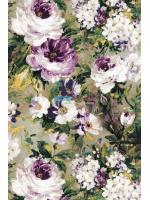 JLOT12-84 ลายดอกไม้ สีม่วง