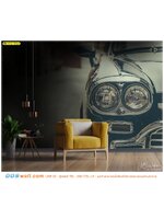 วอลเปเปอร์พิมพ์ลายรูปรถเก่า ตกแต่งมุมนั่งเล่น เรียบง่ายเเต่ดูมีคลาส มีเสน่ห์ น่ามอง ราคาไม่แพง