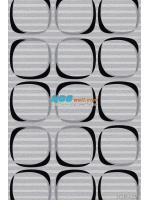 JSUR15-24 ลายเส้นโค้งกราฟิก สีดำ