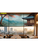 ภาพติดผนังลายญี่ปุ่น สร้างธีมร้านอาหารโดดเด่น