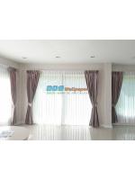 ผลงานติดตั้งผ้าม่าน ป้องกันความร้อน ที่โครงการ THE GRAND RAMA2