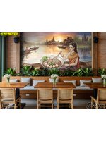 เปลี่ยนร้านเก่าให้สวยปัง ด้วยภาพแต่งร้านขนาดใหญ่