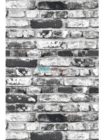 JLOT12-11 ลายอิฐ สีเทาขาว