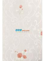 JSUR15-33 ลายดอกไม้เรียบหรู สีส้ม