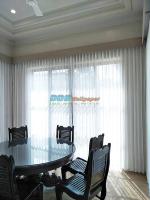 ตัวอย่างงานติดตั้งผ้าม่านโปร่ง และติดกล่องบังราง แถวสวนหลวง ร.9