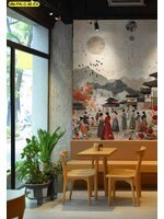 วอลเปเปอร์สั่งผลิต ภาพทิวทัศน์ยามค่ำคืน ออกแบบ สร้างบรรยากาศอบอุ่นและโรแมนติก รับติดตั้ง งานวอลล์ขนาดใหญ่