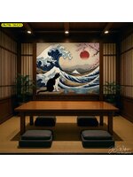 วอลเปเปอร์แมวญี่ปุ่นสั่งพิมพ์ เติมเต็มร้านอาหารอย่างลงตัว