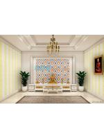 JLIE12-16 วอลเปเปอร์ติดผนัง ลายเทพพนม สีม่วง