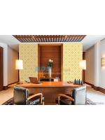 JLIE12-15 วอลเปเปอร์ติดผนัง ลายดอกประจำยาม สีขาว