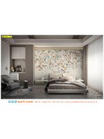 พิมพ์วอลเปเปอร์ ติดห้องนอนให้ดูผ่อนคลาย สงบนิ่ง ด้วยวอลเปเปอร์ลายดอกไม้จีน ดีเทลสีสันเเละลวดลาย