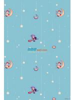 JCAN12-24 ลายการ์ตูน รูปแม่มดน้อย สีฟ้า