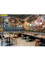 วอลเปเปอร์สั่งพิมพ์ คมชัดทุกรายละเอียด ติดตั้งง่ายพอดีผนัง