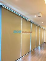 ผลงานติดม่านม้วนทึบแสง สีเทา หมู่บ้านพฤกษ์ภิรมย์ รีเจ้นท์