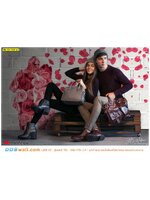 พิมพ์วอลเปเปอร์ ตามพื้นที่ แบ็คดรอปถ่ายรูปลายอิฐตกแต่งกลีบดอกกุหลาบ ที่คู่รักไม่ควรพลาด