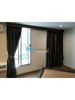 ผลงานติดผ้าม่านจีบ ที่บ้านกลางเมือง สมุทรปราการ