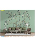 พิมพ์วอลเปเปอร์ ราคาถูก ตกแต่งห้องรับแขก ลายดอกไม้หวาน ดูไม่น่าเบื่อ