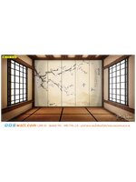 วอลเปเปอร์พิมพ์ลายดอกไม้จีน สำหรับงานตกแต่ง ผนังภายในบ้าน สีภาพดูคลาสสิก เเบบคนสมัยดั้งเดิม เรียบง่าย น่าค้นหาเเละมีเสน่ห์