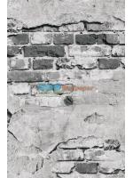 JPOP15-34 ลายอิฐผสมปูนเปลือย สีเทา