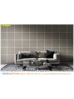 วอลเปเปอร์ติดผนังภาพวิว ขนาดใหญ่ ตกแต่งห้องรับแขก ลายกราฟฟิก ลายสก็อตเเบบผู้ดีอังกฤษ คลาสสิค มีระดับ ให้อารมณ์สงบเป็นส่วนตัว