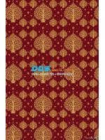 JJLP17-03 วอลเปเปอร์ติดผนังลายต้นโพธิ์ สีแดง