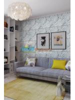 JPOP15-43 ลายหินอ่อน สีเทา