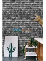 JPOP15-21 ลายอิฐ สีดำ