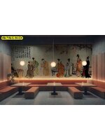 วอลเปเปอร์สั่งผลิต ภาพวาดพู่กันจีน ออกแบบ สร้างความสง่างามและมีระดับให้พื้นที่