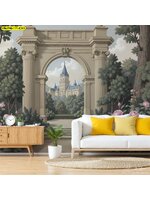 วอลเปเปอร์พิมพ์ภาพสวนยุโรป เติมความสดชื่นให้บ้าน