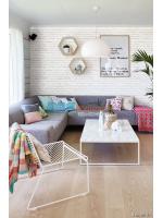 JPOP15-39 ลายอิฐ สีขาว