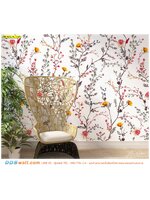 Print wallpaper ภาพคมชัด ตกแต่งมุมพักผ่อนในบ้าน ลายดอกไม้เล็กๆน่ารัก ฟรุ้งฟริ้งๆ