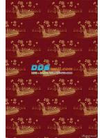 JJLP17-05 วอลเปเปอร์ติดผนังลายเรือสุพรรณหงส์ สีแดง