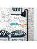 JFAY12-39 ลายสูตรคณิตศาสตร์ สีดำ พื้นหลังสีขาว