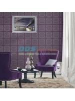 JTRY15-18 ลายหลุยส์สี่เหลี่ยม สีม่วง