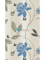 JCOE15-56 ลายดอกไม้เลื้อย สีฟ้า