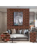 JLOT12-06 ลายอิฐ สีน้ำตาลแดง สำเนา