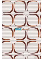 JSUR15-26 ลายเส้นโค้งกราฟิก สีน้ำตาล