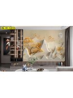 วอลเปเปอร์ภาพวิวสไตล์ศิลป์ ช่วยเติมความหรูให้ผนังห้องนั่งเล่น เหมาะกับงานออกแบบที่ต้องการความต่อเนื่อง