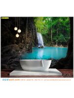 รับสั่ง พิมพ์ภาพติดผนัง ภาพวิวน้ำตกธรรมชาติ แช่อ่างในห้องน้ำ พร้อมกับมองเพลินๆ ทำให้รู้สึกผ่อนคลาย