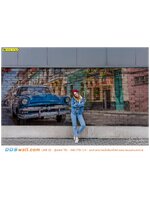 รับติดภาพพิมพ์วอลเปเปอร์ ตกแต่งผนังห้อง ภาพความทรงจำในสถานที่ท่องเที่ยวกับรถคู่ใจ สีเเละบรรยากาศมีความเท่ ทะมัดทะเเมง