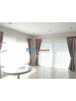 ตัวอย่างติดผ้าม่านสวยๆ หมู่บ้านเดอะ แกรนด์ ที่พระราม2