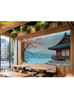 ภาพวิวญี่ปุ่นโทนเย็น เติมความสงบให้ห้องอาหาร