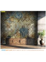 วอลเปเปอร์ภาพวิว หมึกกันน้ำ แต่งผนัง ลายผนังเเบบวินเทจ สีหรูหรา ดูสุขุม เน้นเป็นผู้ใหญ่