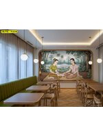 เปลี่ยนผนังธรรมดาเป็นความไทย ด้วยวอลเปเปอร์ลายไทย