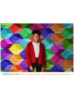 ตัวอย่างวอลเปเปอร์พิมพ์ลายอิฐบล็อกหลากสี เปลี่ยนผนังปูนเก่าๆ เป็นผนังแนวสตรีทสุดคูลง่ายๆ ด้วยวัสดุ3M