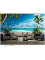 ภาพพิมพ์แคนวาสตกแต่งห้องรับแขก ให้ดูสดชื่นด้วยวอลเปเปอร์