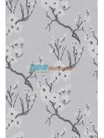 JPOP15-02 ลายดอกไม้ สีม่วง